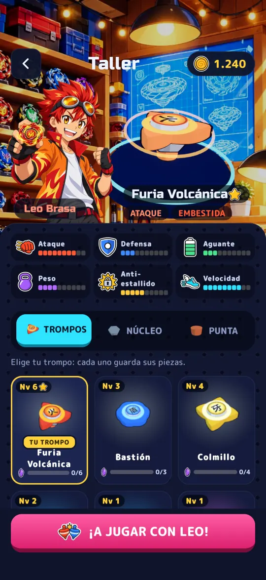 El taller de trompos